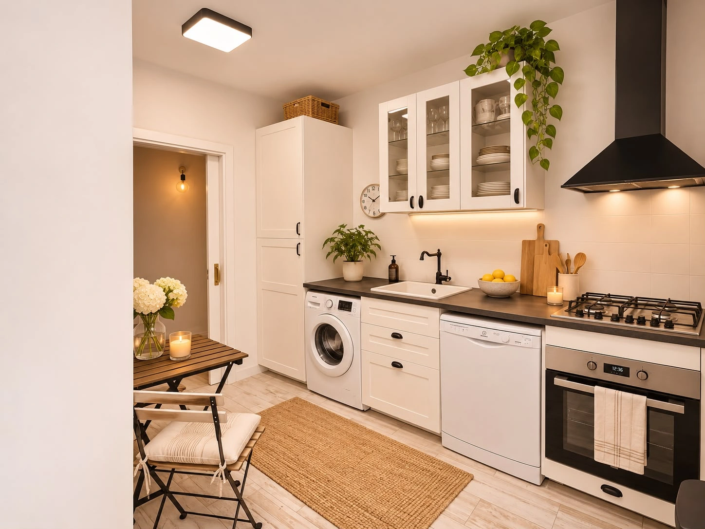 Virtual staging: Separate kitchen