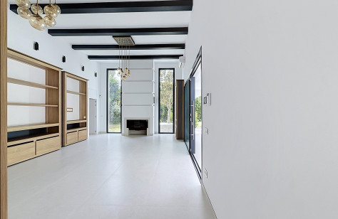 Salón de la villa en Guadalmina Alta