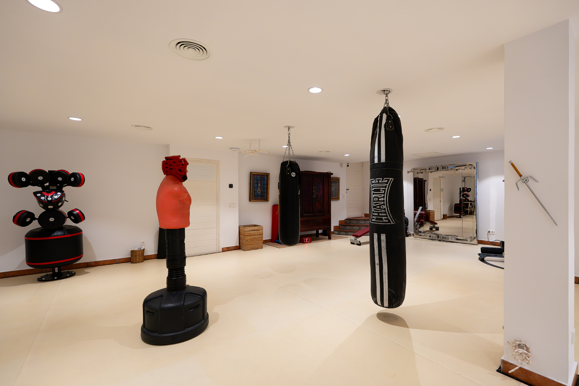 Sala de artes marciales y boxeo